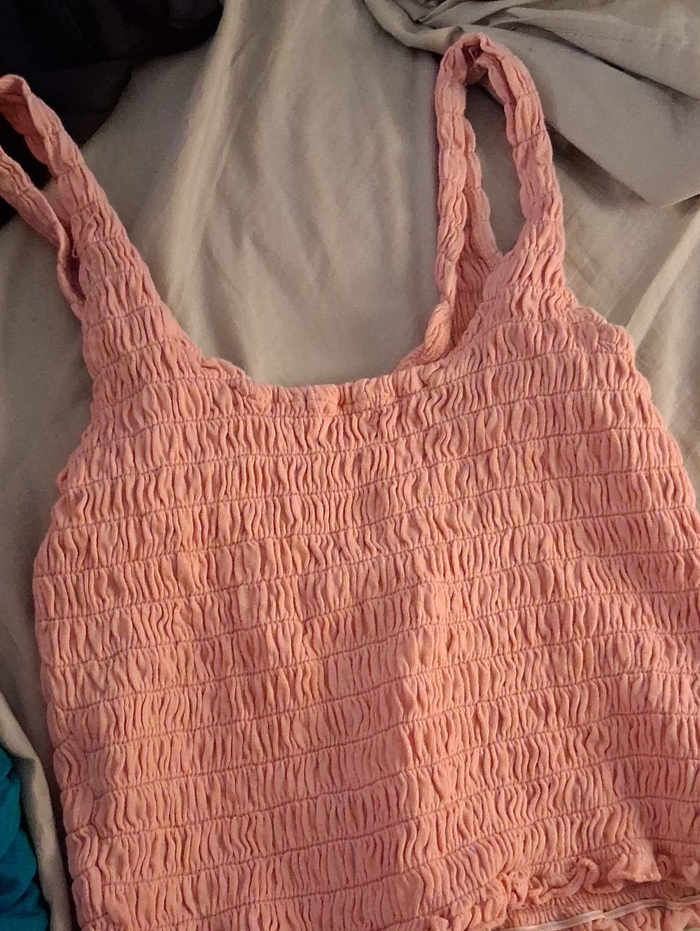 Women’s Smocked Tank Top - Pink